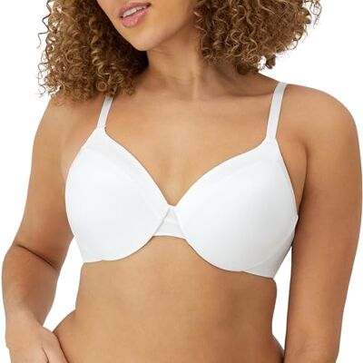 Maidenform Damen Comfort Devotion Extra Coverage BH Everyday Blickdicht, weiß, 80C Maidenform Damen Comfort Devotion Extra Coverage BH Everyday Blickdicht, weiß, 80C