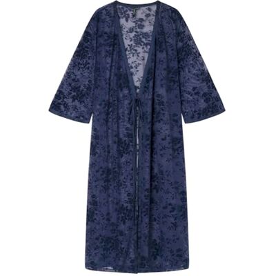Women'secret Damen Bata Larga Xmas Sense Collection Robe, blau, 36 Women'secret Damen Bata Larga Xmas Sense Collection Robe, blau, 36
