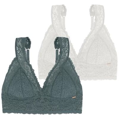 Dorina Set aus 2 Bralettes mit Bügeln, niedriger Polsterung und verstellbaren Trägern Dorina Set aus 2 Bralettes mit Bügeln, niedriger Polsterung und verstellbaren Trägern