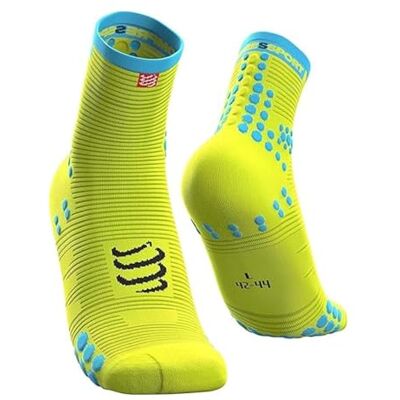 COMPRESSPORT Laufsocken Pro Racing Socks V3 Run High Blasenvorbeugung Dämpfung und Atmungsaktivität Running und Triathlon Für Training und Wettkampf Leicht. COMPRESSPORT Laufsocken Pro Racing Socks V3 Run High Blasenvorbeugung Dämpfung und Atmungsaktivität Running und Triathlon Für Training und Wettkampf Leicht.