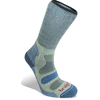 Bridgedale HIKE Damen Midweight Merino Comfort Boot S Rauchblau Bridgedale HIKE Damen Midweight Merino Comfort Boot S Rauchblau