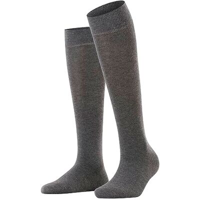 Esprit Damen Kniestrümpfe Basic Pure W Kh Baumwolle mit Komfortbund 1 Paar, Grau Anthracite Melange 3080, 39-42 Esprit Damen Kniestrümpfe Basic Pure W Kh Baumwolle mit Komfortbund 1 Paar, Grau Anthracite Melange 3080, 39-42