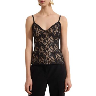 TRENDYOL Black Strap Lace Party Bustier Tprss26Bs00004 TRENDYOL Black Strap Lace Party Bustier Tprss26Bs00004