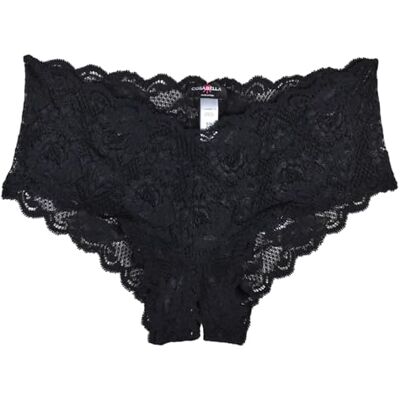 Cosabella Damen Slip Never Say Never Naughtie LR Hotpant, Schwarz Noir (Black), 38 (Herstellergröße: M/L) Cosabella Damen Slip Never Say Never Naughtie LR Hotpant, Schwarz Noir (Black), 38 (Herstellergröße: M/L)