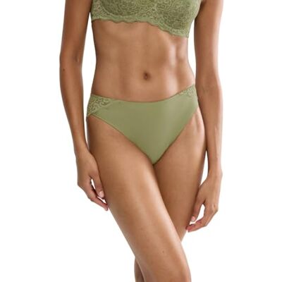 Triumph Damen Amourette Tai Spitzen-Unterhose, 46, Olive Gold Triumph Damen Amourette Tai Spitzen-Unterhose, 46, Olive Gold