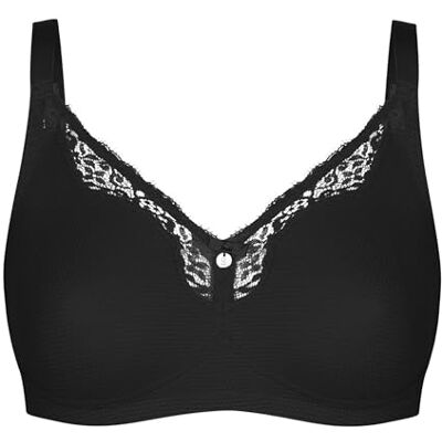 Susa BH Damen ohne Bügel Capri, Damen-BHS mit gemoldeten Cups & transparentem Spitzenstoff, Wunderbares Hautgefühl Susa BH Damen ohne Bügel Capri, Damen-BHS mit gemoldeten Cups & transparentem Spitzenstoff, Wunderbares Hautgefühl