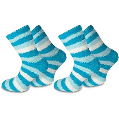 normani 2 Paar Kuschelsocken / Bettsocken / Socken Stripe geringelt mit Elasthan normani 2 Paar Kuschelsocken / Bettsocken / Socken Stripe geringelt mit Elasthan