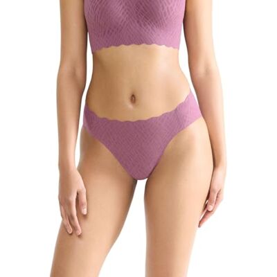 Sloggi Damen Unterhose Zero Feel Bliss High Leg, XXL, Lila Clover Sloggi Damen Unterhose Zero Feel Bliss High Leg, XXL, Lila Clover