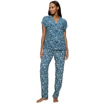 Triumph Boyfriend Fit PW X, Pyjama-Set Damen, Mehrfarbig (Sea Blue Light Combination), 46 Triumph Boyfriend Fit PW X, Pyjama-Set Damen, Mehrfarbig (Sea Blue Light Combination), 46