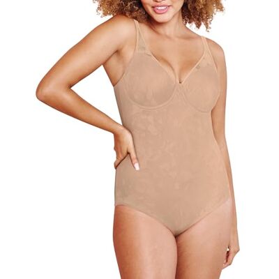 Bali Damen Ultra Light Body Briefer Fajas Df6552 Shapewear Bodysuit, Hautfarben, 90C Bali Damen Ultra Light Body Briefer Fajas Df6552 Shapewear Bodysuit, Hautfarben, 90C
