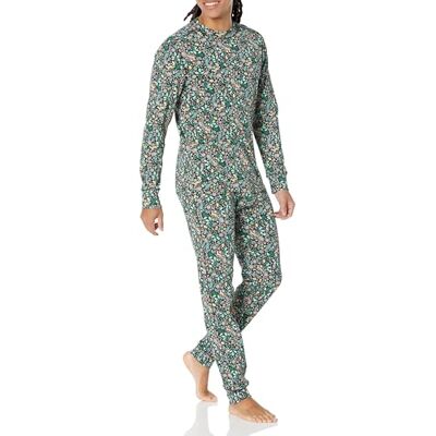 Amazon Herren Strick-Pyjama-Set, Folkloric, Größe XL Amazon Herren Strick-Pyjama-Set, Folkloric, Größe XL
