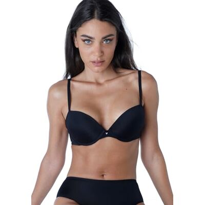 Lovable Damen Push Up Invisible Secret BH, Undurchsichtige, Schwarz, 85B Lovable Damen Push Up Invisible Secret BH, Undurchsichtige, Schwarz, 85B