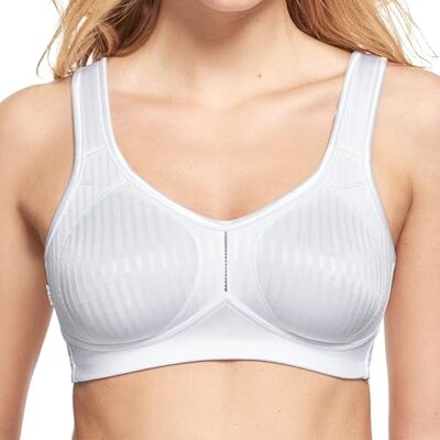 Susa Damen BH ohne Bügel I Cremona BH 7761 I Komfort-BH mit gemoldeten Cups & Entlastungsträgern I Verstellbare Träger & Rückenverschluss I Stützender BH für optimalen Halt I Weiß, 100B Susa Damen BH ohne Bügel I Cremona BH 7761 I Komfort-BH mit gemoldeten Cups & Entlastungsträgern I Verstellbare Träger & Rückenverschluss I Stützender BH für optimalen Halt I Weiß, 100B