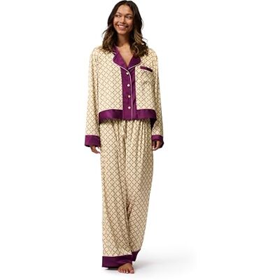 Ted Baker Dhalia Pyjama-Set für Damen, 1 Stück, beige, XL Ted Baker Dhalia Pyjama-Set für Damen, 1 Stück, beige, XL