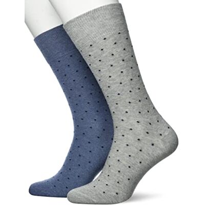 Esprit Socken Fine Dot 2-Pack Bio Baumwolle Herren schwarz blau viele weitere Farben verstärkte Herrensocken mit Muster atmungsaktiv gemustert bunt gepunktet im Multipack 2 Paar Esprit Socken Fine Dot 2-Pack Bio Baumwolle Herren schwarz blau viele weitere Farben verstärkte Herrensocken mit Muster atmungsaktiv gemustert bunt gepunktet im Multipack 2 Paar