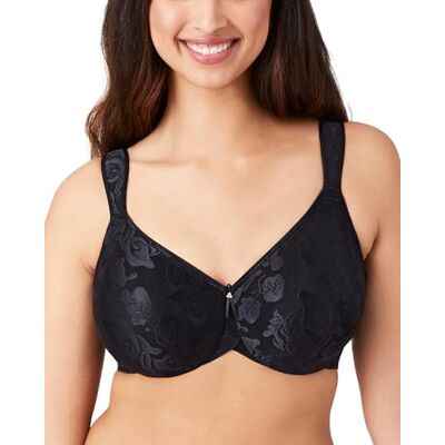 Wacoal Damen Awareness Underwire Bra BHs, Schwarz, 90E Wacoal Damen Awareness Underwire Bra BHs, Schwarz, 90E