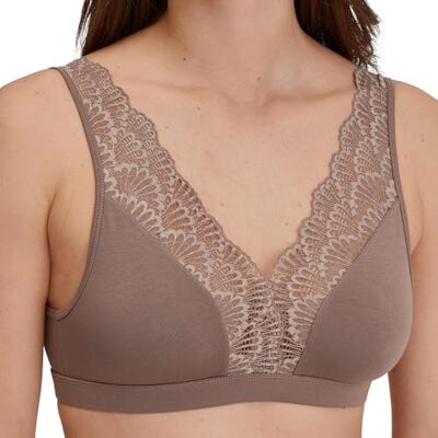 CALIDA Modal Sense Bustier Damen deep Taupe 40-42 CALIDA Modal Sense Bustier Damen deep Taupe 40-42