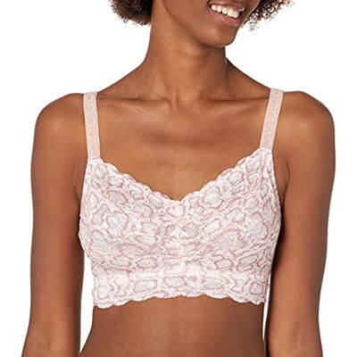 Cosabella Damen Say Never Printed Curvy Sweetie Bralette BH, Undurchsichtige, Mandorla Snake, small Cosabella Damen Say Never Printed Curvy Sweetie Bralette BH, Undurchsichtige, Mandorla Snake, small