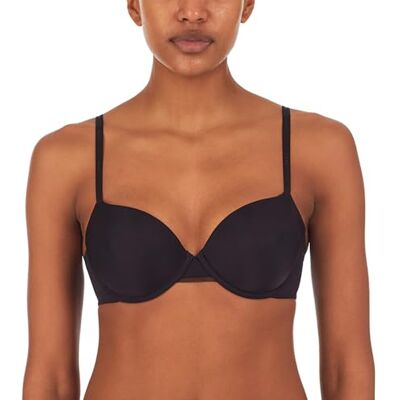 DKNY Damen Litewear Spacer Bra T-Shirt-BH, Undurchsichtige, Schwarz, 80A DKNY Damen Litewear Spacer Bra T-Shirt-BH, Undurchsichtige, Schwarz, 80A