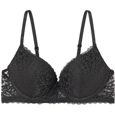 Women'secret Push-up-BH, Anthrazit, 90B, grau, 75B Women'secret Push-up-BH, Anthrazit, 90B, grau, 75B
