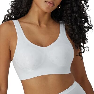 Bali Damen Comfort Revolution Bügelloser ComfortFlex Fit Full Coverage BH Df3488, Weißer Punkt, XX-Large Bali Damen Comfort Revolution Bügelloser ComfortFlex Fit Full Coverage BH Df3488, Weißer Punkt, XX-Large