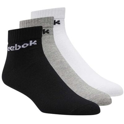 Reebok Act Core Ankle Sock 3p Socken Unisex Erwachsene Reebok Act Core Ankle Sock 3p Socken Unisex Erwachsene