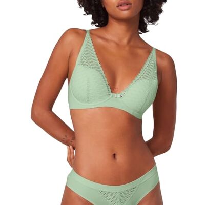 Triumph Damen Aura Spotlight T WP Bra, Silky Green, 75C Triumph Damen Aura Spotlight T WP Bra, Silky Green, 75C