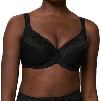 Triumph Modern Lace + Cotton W02 Bügel-BH (80B Schwarz) Triumph Modern Lace + Cotton W02 Bügel-BH (80B Schwarz)
