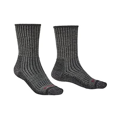 Bridgedale Herren Hike Midweight Boot Height Comfort Socks Wandersocken mit mittlerem Gewicht, Merino-Komfortsocken, anthrazit, X-Large Bridgedale Herren Hike Midweight Boot Height Comfort Socks Wandersocken mit mittlerem Gewicht, Merino-Komfortsocken, anthrazit, X-Large