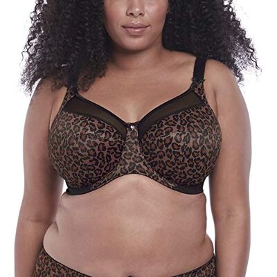 Goddess Damen Kayla Underwire Banded Bra BH mit voller Abdeckung, Durchsichtig, Leopardenmuster/dunkel, 90M Goddess Damen Kayla Underwire Banded Bra BH mit voller Abdeckung, Durchsichtig, Leopardenmuster/dunkel, 90M