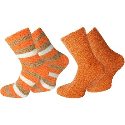 normani 2 Paar Kuschelsocken / Bettsocken / Socken Stripe geringelt mit Elasthan normani 2 Paar Kuschelsocken / Bettsocken / Socken Stripe geringelt mit Elasthan
