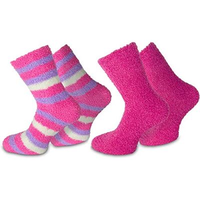 normani 2 Paar Kuschelsocken / Bettsocken / Socken Stripe geringelt mit Elasthan normani 2 Paar Kuschelsocken / Bettsocken / Socken Stripe geringelt mit Elasthan