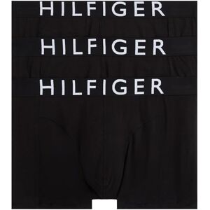Tommy Hilfiger Herren Unterhosen 3er Pack Boxershorts Trunks mit Logobund, Schwarz (Blk/Blk/Blk), M Tommy Hilfiger Herren Unterhosen 3er Pack Boxershorts Trunks mit Logobund, Schwarz (Blk/Blk/Blk), M