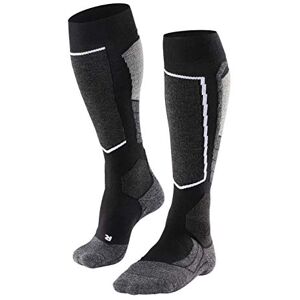 FALKE Damen Skisocken SK2 Intermediate W Kh Wolle Funktionsmaterial warm dick 1 Paar, Schwarz Black-Mix 3010, 39-40 FALKE Damen Skisocken SK2 Intermediate W Kh Wolle Funktionsmaterial warm dick 1 Paar, Schwarz Black-Mix 3010, 39-40