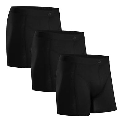 DANISH ENDURANCE Bambus Boxershorts Herren, Mit Eingriff, 3er & 6er Pack Bambus Boxershorts mit Eingriff, Geruchshemmend & Atmungsaktiv, Scheuerfrei, für Alltag, Arbeit & Reisen DANISH ENDURANCE Bambus Boxershorts Herren, Mit Eingriff, 3er & 6er Pack Bambus Boxershorts mit Eingriff, Geruchshemmend & Atmungsaktiv, Scheuerfrei, für Alltag, Arbeit & Reisen