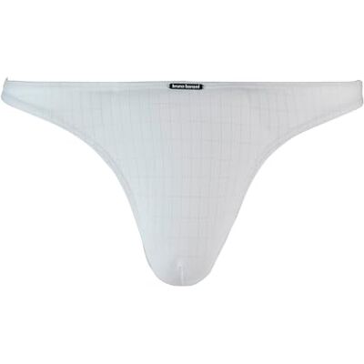 bruno banani Herren String Check Line 2.0 Tanga, Weiß (Weiß Karo 1612), Small (Herstellergröße: S) bruno banani Herren String Check Line 2.0 Tanga, Weiß (Weiß Karo 1612), Small (Herstellergröße: S)