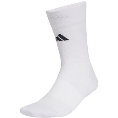 Adidas Unisex Football Crew Performance Socks Light, white/white/black, 42-45 Adidas Unisex Football Crew Performance Socks Light, white/white/black, 42-45