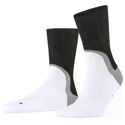 FALKE Unisex Socken Run Special Edition U So Baumwolle gemustert 1 Paar, Weiß White 2000, 44-45 FALKE Unisex Socken Run Special Edition U So Baumwolle gemustert 1 Paar, Weiß White 2000, 44-45