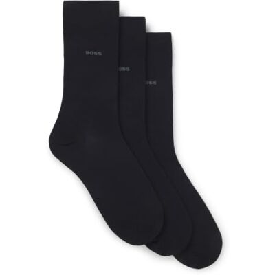 Boss Dreierpack Mittelhohe Socken Aus Stretch-gewebe Boss Dreierpack Mittelhohe Socken Aus Stretch-gewebe