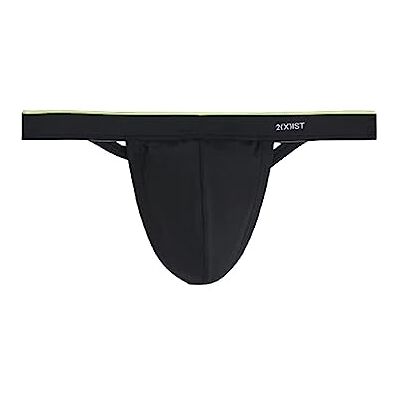2(X)IST )IST Herren Sliq Micro Y-Back String, Tiefschwarz, Medium 2(X)IST )IST Herren Sliq Micro Y-Back String, Tiefschwarz, Medium