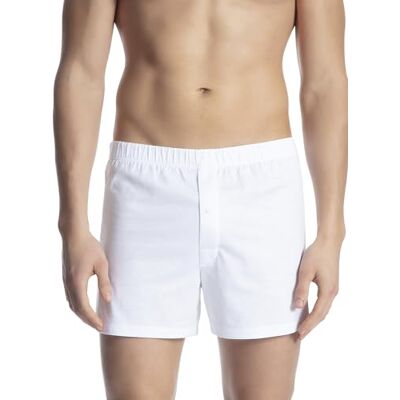 CALIDA Cotton Code Boxershorts Herren Weiss 52-54 CALIDA Cotton Code Boxershorts Herren Weiss 52-54