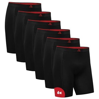 DANISH ENDURANCE Bambus Boxershorts Herren mit langem Bein, 3er & 6er Pack Bambus Boxershorts mit langem Bein, Geruchshemmend & Scheuerfrei für Alltag, Training & Reisen DANISH ENDURANCE Bambus Boxershorts Herren mit langem Bein, 3er & 6er Pack Bambus Boxershorts mit langem Bein, Geruchshemmend & Scheuerfrei für Alltag, Training & Reisen