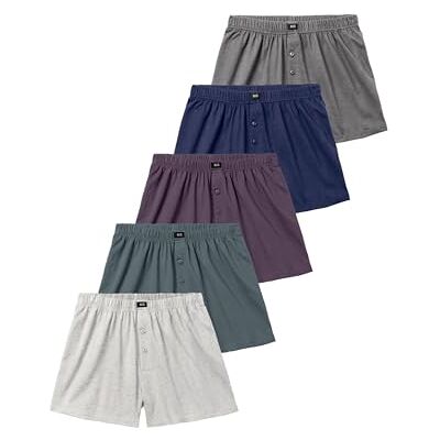 H.I.S Herren Weiter Boxer Baumwoll-Mix, Weich, elastisch & formstabil, Komfortbund, Weiter Schnitt mit Eingriff & Knopfleiste H.I.S Herren Weiter Boxer Baumwoll-Mix, Weich, elastisch & formstabil, Komfortbund, Weiter Schnitt mit Eingriff & Knopfleiste