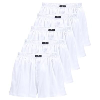 H.I.S Herren Weiter Boxer Baumwoll-Mix, Weich, elastisch & formstabil, Komfortbund, Weiter Schnitt mit Eingriff & Knopfleiste H.I.S Herren Weiter Boxer Baumwoll-Mix, Weich, elastisch & formstabil, Komfortbund, Weiter Schnitt mit Eingriff & Knopfleiste