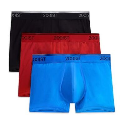 2(X)IST )IST)ist)IST Herren-Badehose, Baumwolle, Stretch, 3er-Pack, Scotts Rot/Schwarz/Skydiver, Large 2(X)IST )IST)ist)IST Herren-Badehose, Baumwolle, Stretch, 3er-Pack, Scotts Rot/Schwarz/Skydiver, Large