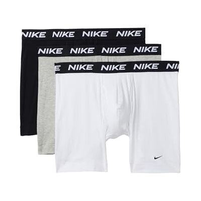 Nike Herren-Boxershorts aus Baumwolle, Stretch, mit Eingriff (3er-Pack) Nike Herren-Boxershorts aus Baumwolle, Stretch, mit Eingriff (3er-Pack)