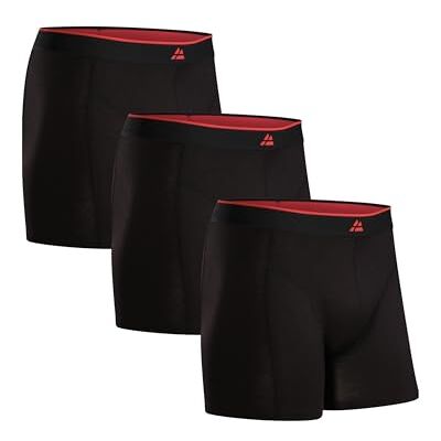 DANISH ENDURANCE Bambus Boxershorts Herren, Mit Eingriff, 3er & 6er Pack Bambus Boxershorts mit Eingriff, Geruchshemmend & Atmungsaktiv, Scheuerfrei, für Alltag, Arbeit & Reisen DANISH ENDURANCE Bambus Boxershorts Herren, Mit Eingriff, 3er & 6er Pack Bambus Boxershorts mit Eingriff, Geruchshemmend & Atmungsaktiv, Scheuerfrei, für Alltag, Arbeit & Reisen