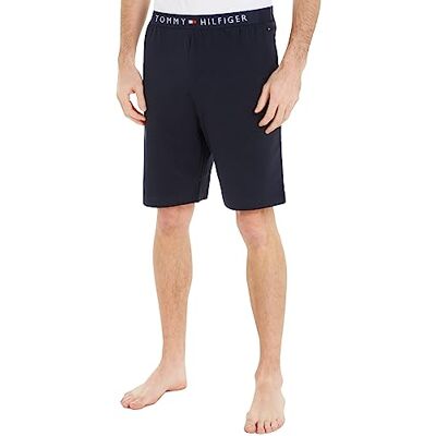 Tommy Hilfiger Herren Sweatshorts Jersey Short Kurz, Blau (Desert Sky), XL Tommy Hilfiger Herren Sweatshorts Jersey Short Kurz, Blau (Desert Sky), XL