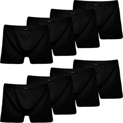 Pesail Herren Boxershorts Baumwolle, Retroshorts ohne kratzendes Etikett Enganliegender Schnitt mit Standardlänge, Größen M bis 10XL, Vierer- und Achterpack, viele Mixvarianten Pesail Herren Boxershorts Baumwolle, Retroshorts ohne kratzendes Etikett Enganliegender Schnitt mit Standardlänge, Größen M bis 10XL, Vierer- und Achterpack, viele Mixvarianten