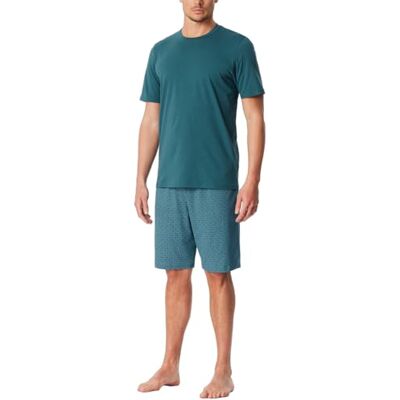 Schiesser Herren Schlafanzug kurz Rundhals Nightwear Set Schiesser Herren Schlafanzug kurz Rundhals Nightwear Set